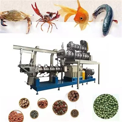 250 kg/t fiskefoder akvatisk fodringsekstrudermaskine
