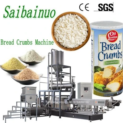 Produktionslinje for brødkrummersmaskine