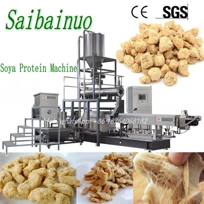 Produktionsudstyr til sojaprotein og sojaklumpekstruder