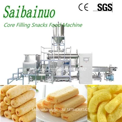 Core Fyldning Corn Sticks Ekstrudermaskine