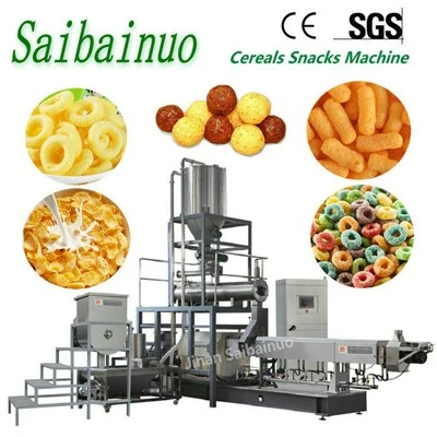 Corn Chips Corn Flakes Machine