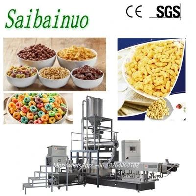 Corn Flakes Breakfast Cereal Snacks Machine Line