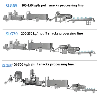 Produktionslinje for majssnack