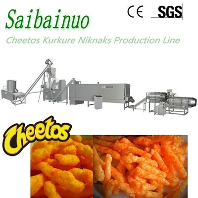 Ekstruderet Kurkure Cheetos Making Machine Factory
