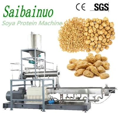 Vegetarisk kødforarbejdningslinje Sojaproteinmaskine