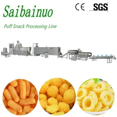 Sød ost Ball Corn Puff Sticks Snacks Making Machine Line